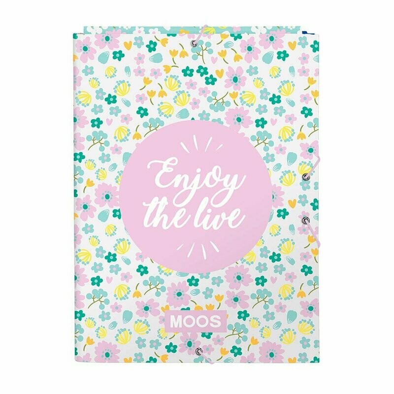 CARPETA FOLIO 3 SOLAPAS MOOS "LIBERTY"