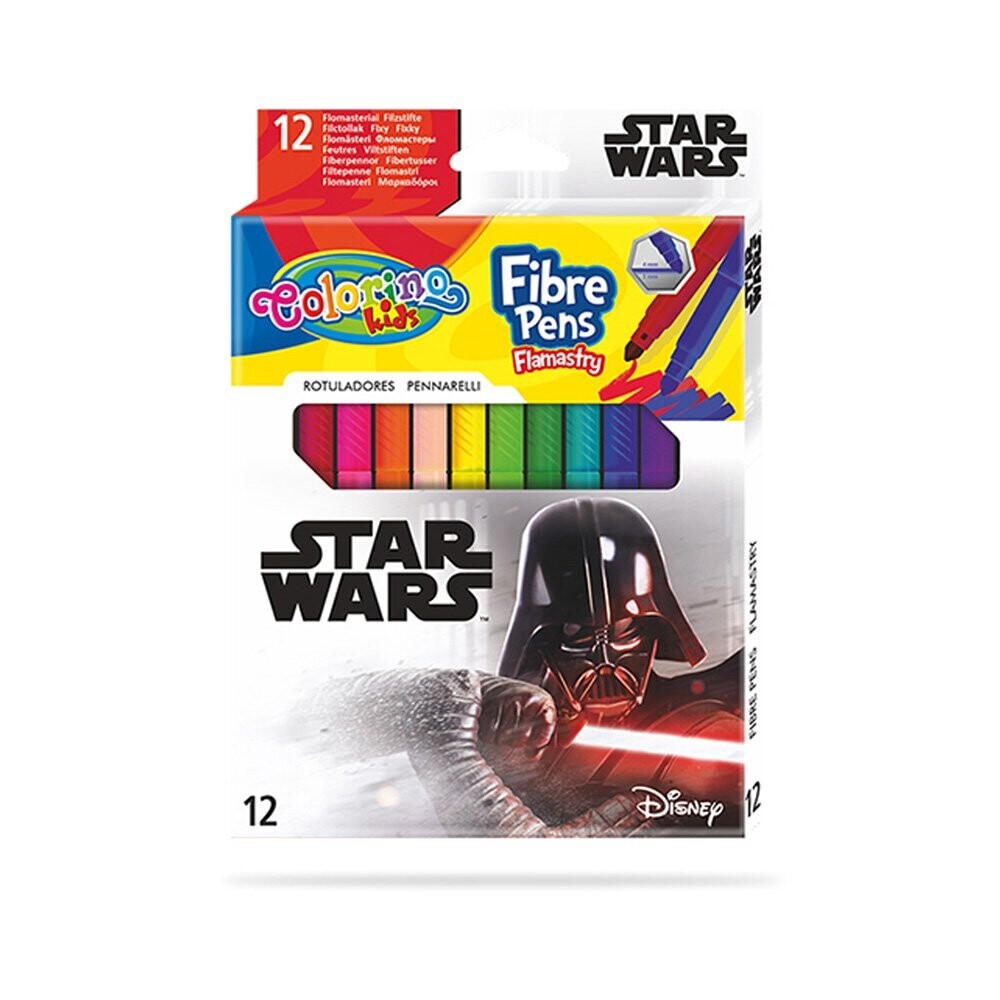 PACK 12 ROTULADORES STAR WARS