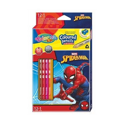 PACK 12+1 LAPICES SPIDERMAN