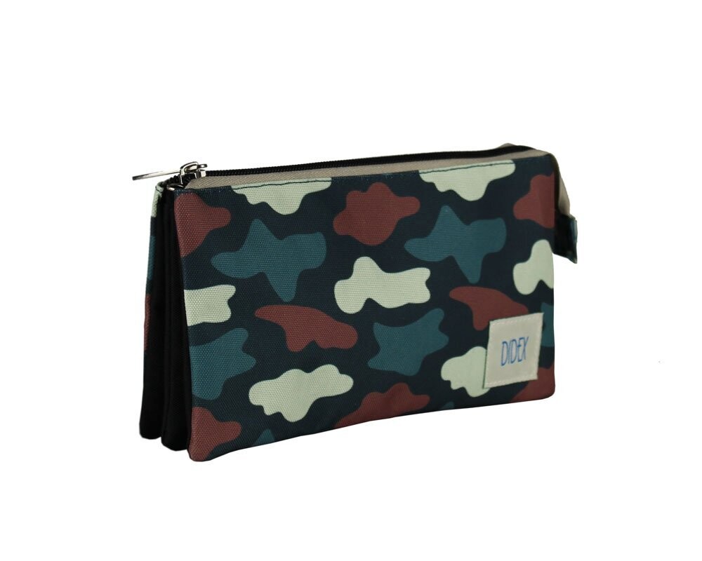 ESTUCHE TRIPLE ESTAMPADO MILITAR