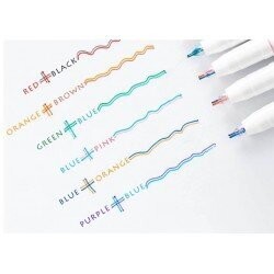 SET ROTULADORES DOBLE PUNTA 6 COLORES
