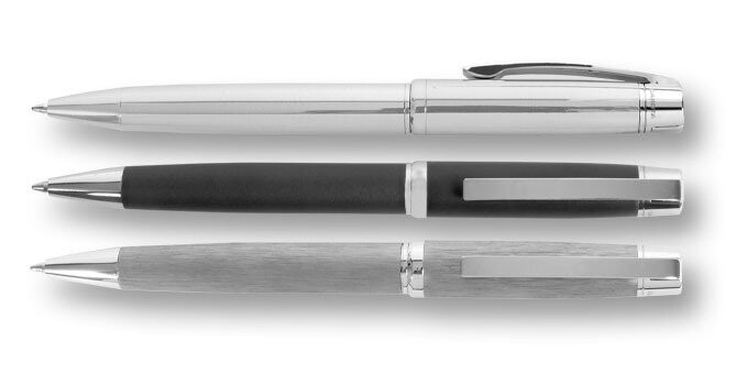 BOLIGRAFO METALICO CROMADO