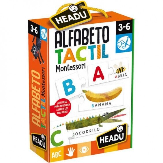 ALFABETO TACTIL MONTESSORI HEADU
