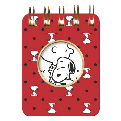 LIBRETA MINI ESPIRAL SNOOPY