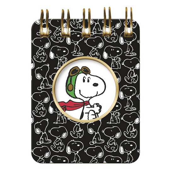 LIBRETA MINI ESPIRAL SNOOPY