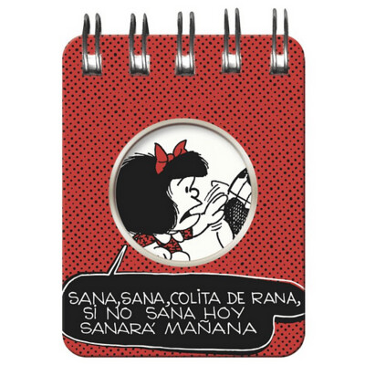 LIBRETA MINI ESPIRAL MAFALDA