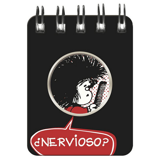 LIBRETA MINI ESPIRAL MAFALDA