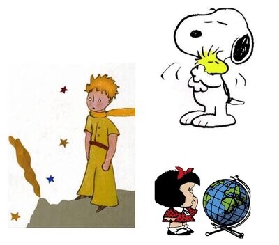 Principito - Mafalda - Snoopy