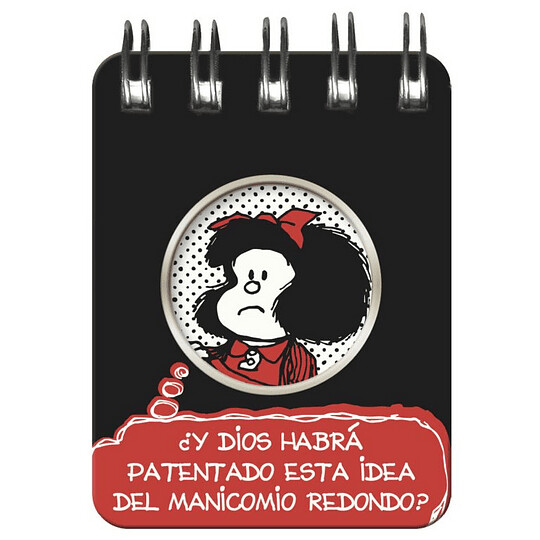 LIBRETA MINI ESPIRAL MAFALDA