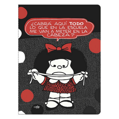 LIBRETA MEDIANA TAPA BLANDA MAFALDA