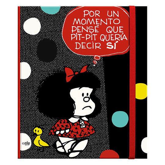 LIBRETA GRANDE TAPA DURA MAFALDA