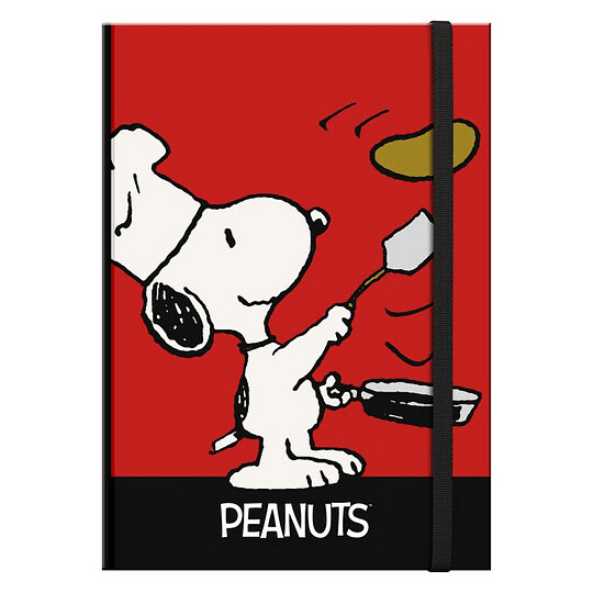 LIBRETA MEDIANA TAPA DURA SNOOPY