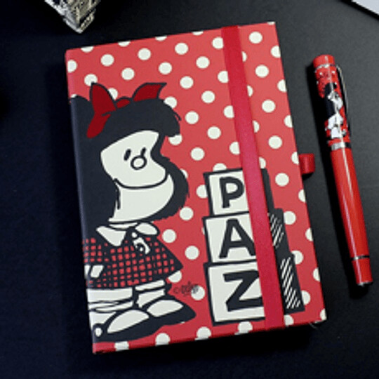 LIBRETA MEDIANA TAPA DURA MAFALDA