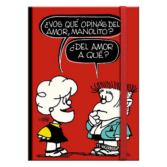 LIBRETA PEQUEÑA TAPA DURA MAFALDA