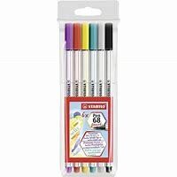 Estuche 6 Rotuladores Pincel Pen 68 Brush STABILO