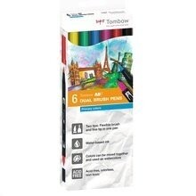 Estuche 6 Rotuladores ABT Tombow Colores Primarios