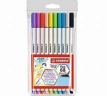 Estuche 10 Rotuladores Pincel Pen 68 Brush STABILO
