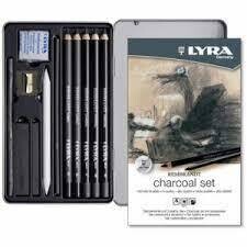 Set de carboncillos Lyra Rembrandt 11 unidades