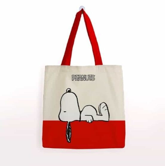 BOLSA DE ALGODON SNOOPY