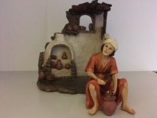 ALFARERO FIGURA MAS CASETA ALFARERIA RESINA