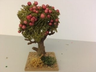 ARBOL PLASTICO FRUTAL PEQUEÑO
