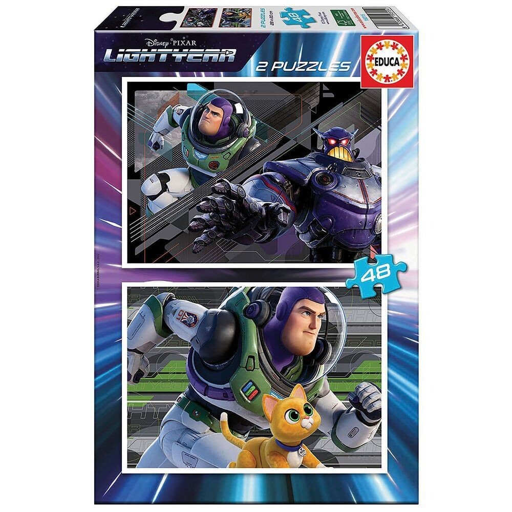 2 PUZZLES DE 48 PIEZAS LIGHTYEAR