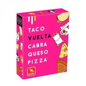 Juego de cartas Taco, Vuelta, Cabra, Queso, Pizza