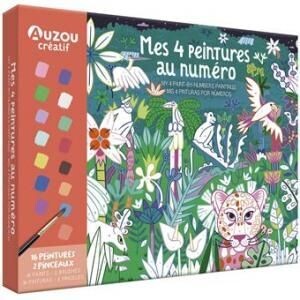Mi cofre de artista: Mis 4 pinturas por números