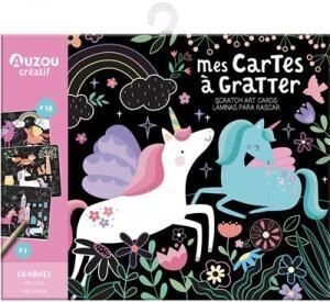 Mi estuche de artista: Mis láminas para rascar unicornios