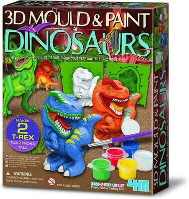 3D MOULD & PAINT / DINOSAURIOS
