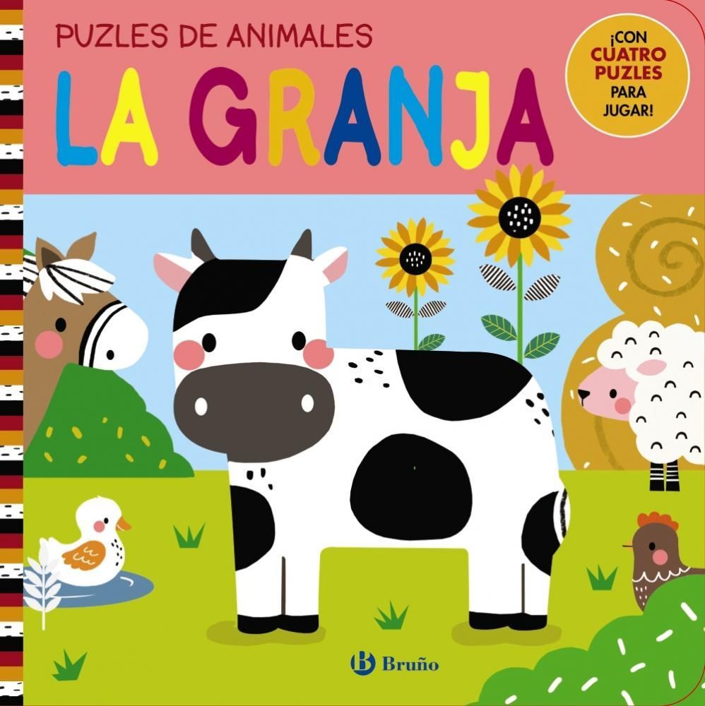 Puzles de animales. la granja