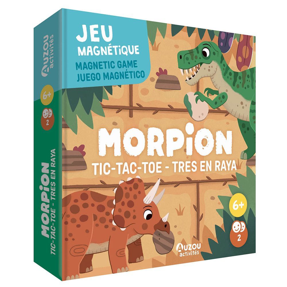 Juego magnético tres en raya morphion