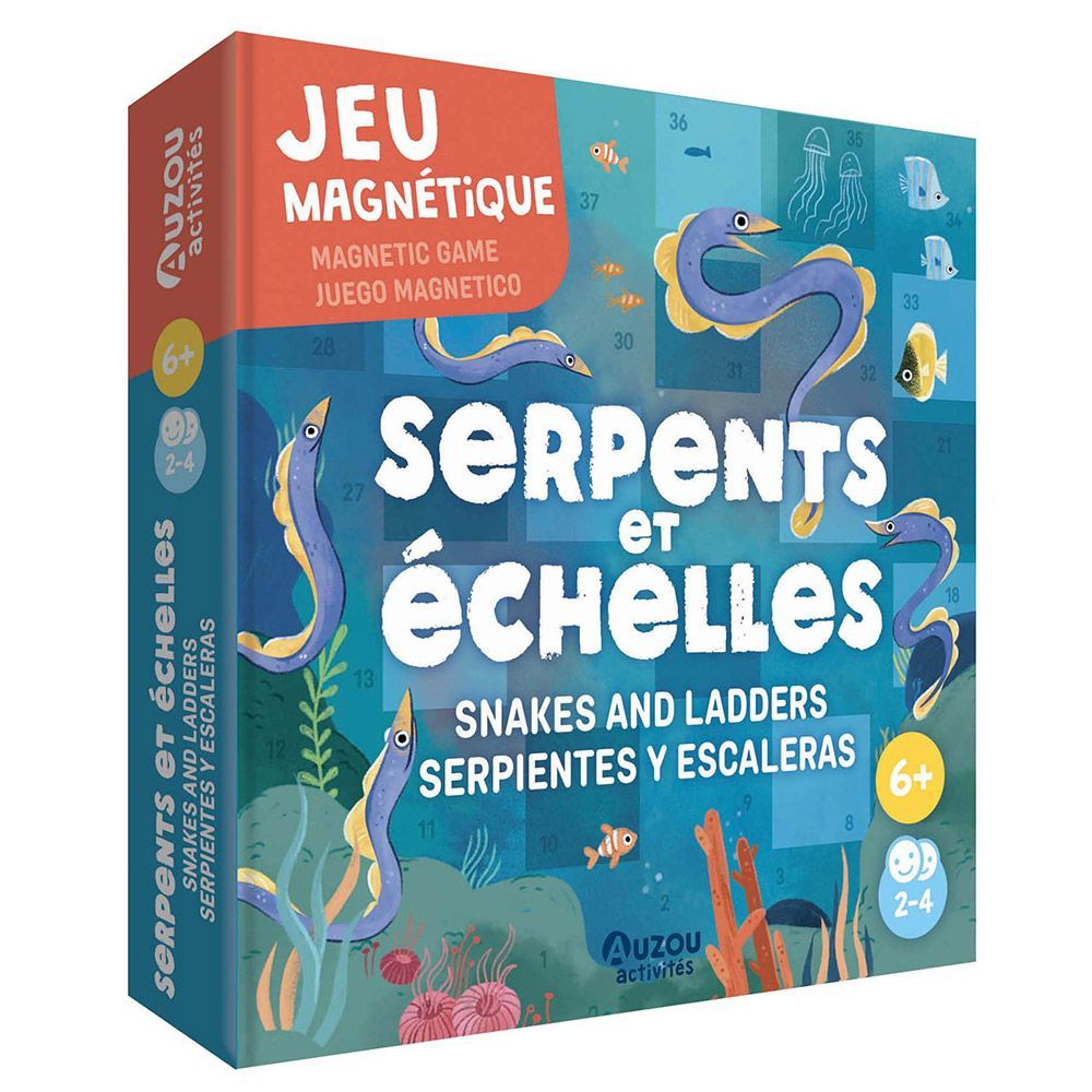 Juego magnético serpientes y escaleras