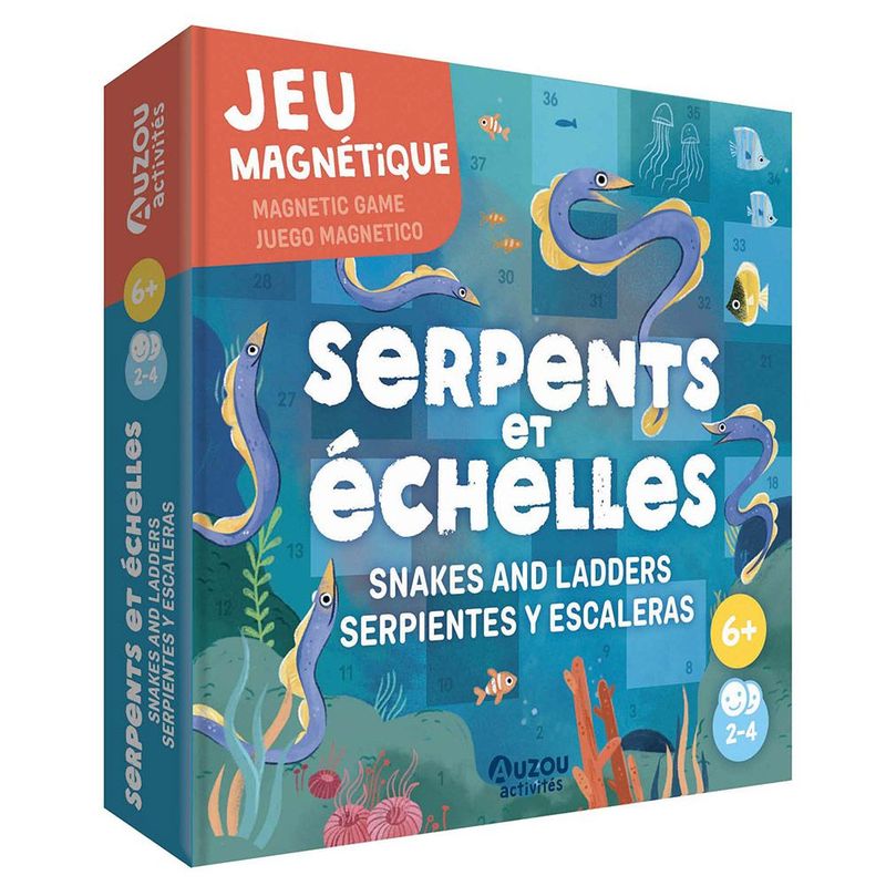 Juego magnético serpientes y escaleras