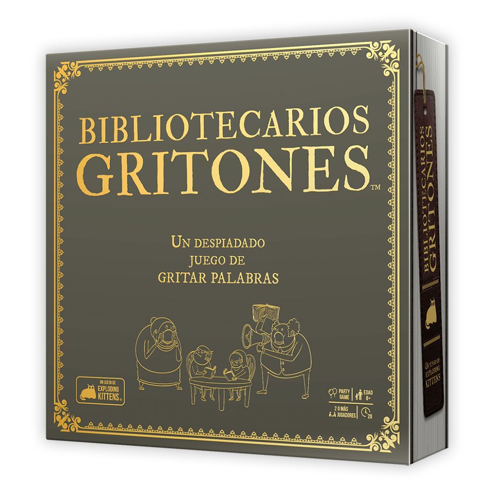 Juego de mesa bibliotecarios gritones