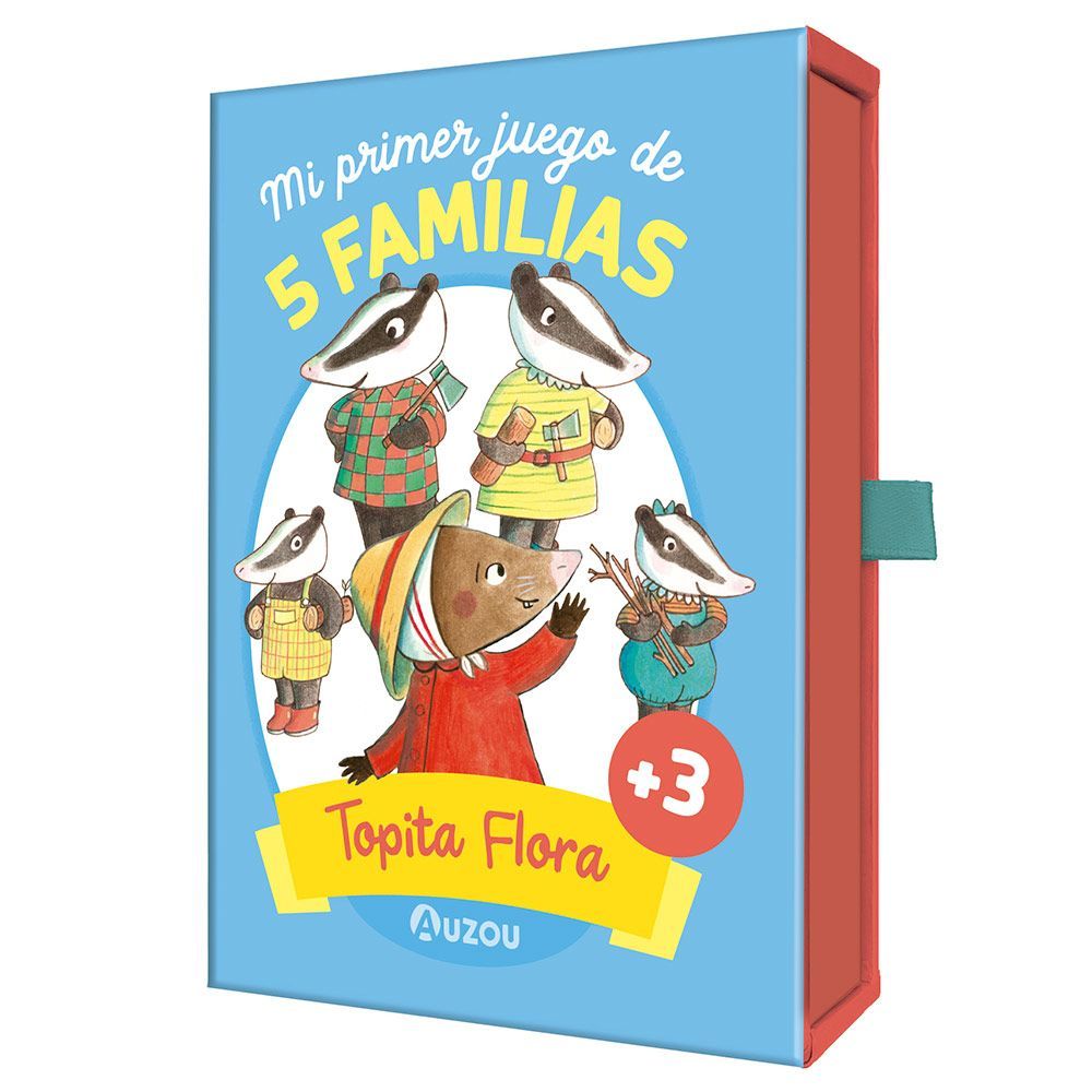 Juego de cartas topita flora 5 familias