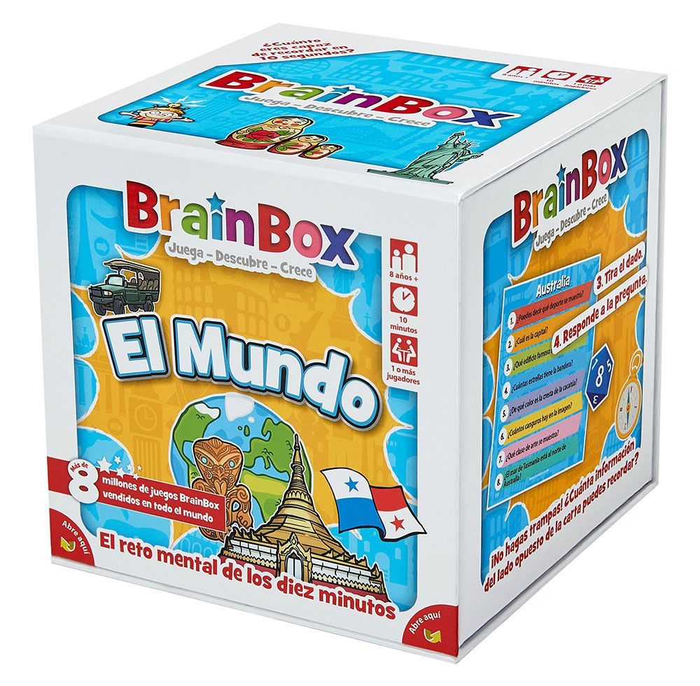 Juego de memoria brainbox el mundo18,90