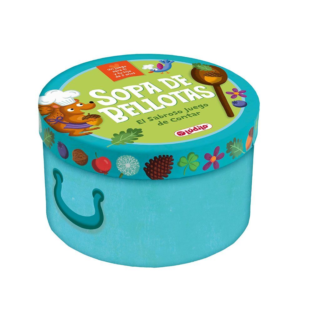 Juego sopa de bellotas para contar