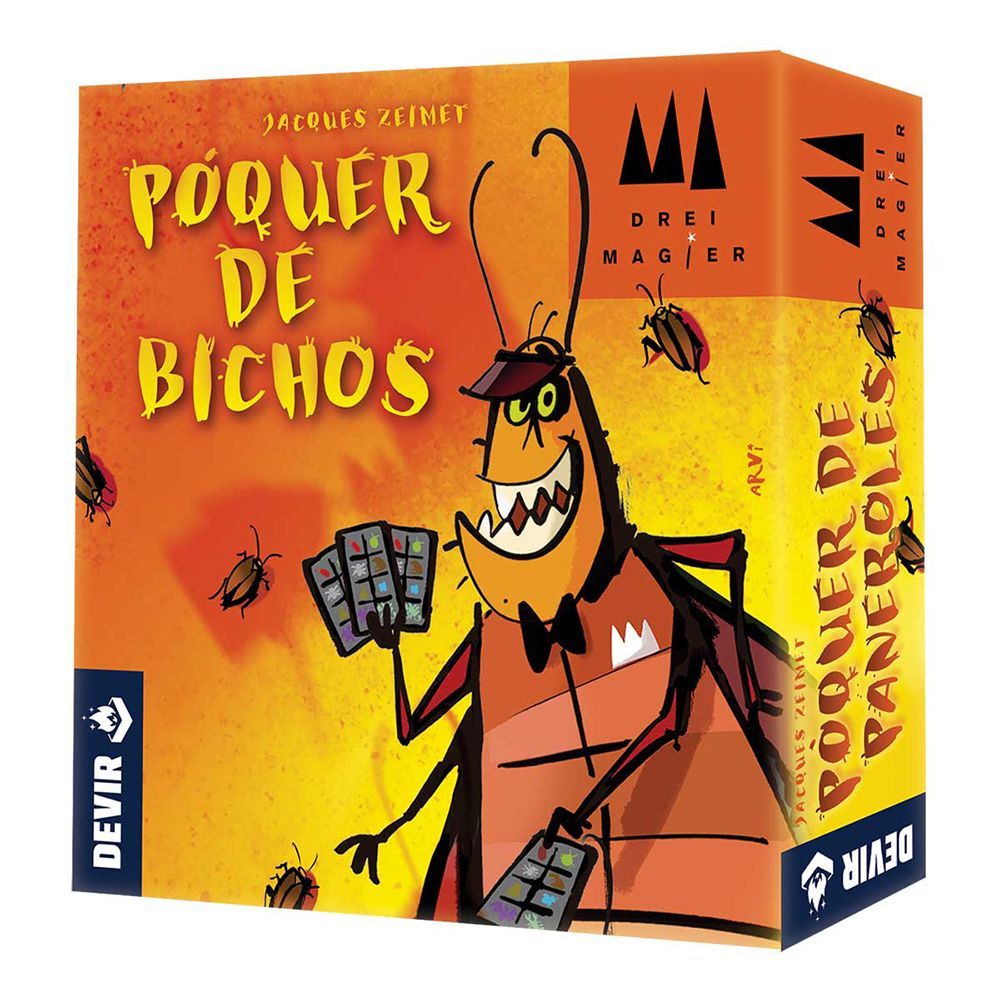 Juego de cartas póquer de bichos