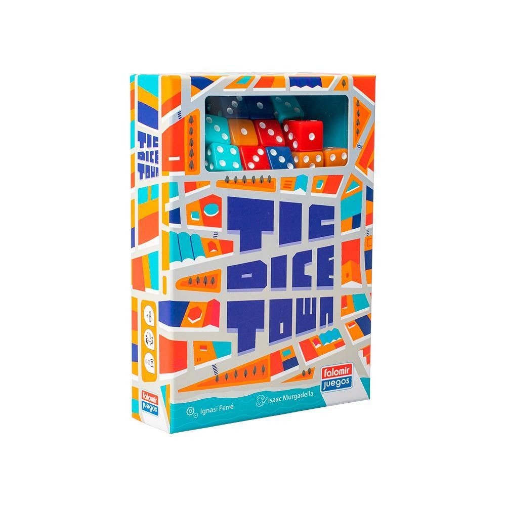 Juego matemático de dados tic dice town