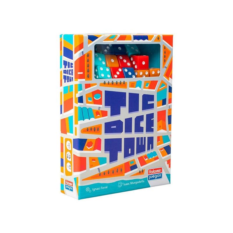 Juego matemático de dados tic dice town