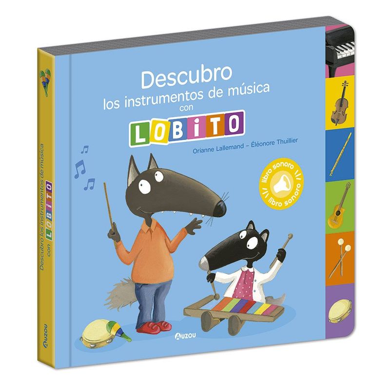 Descubro los instrumentos de música con lobito