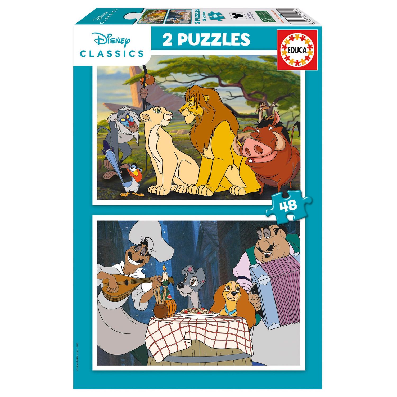 2×48 Disney Animals