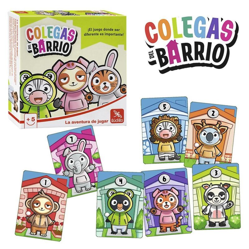 Juego de cartas colegas del barrio