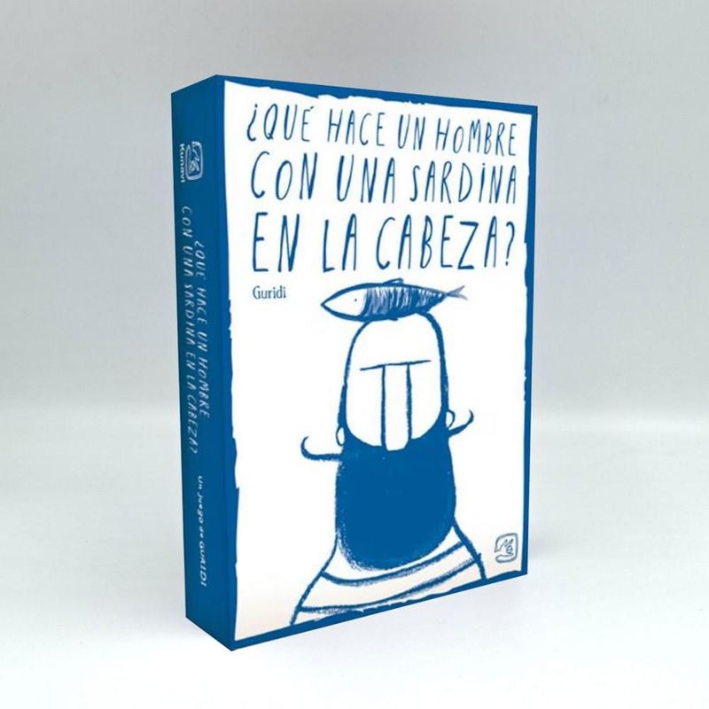¿qué hace un hombre con una sardina en la cabeza? juego de cartas