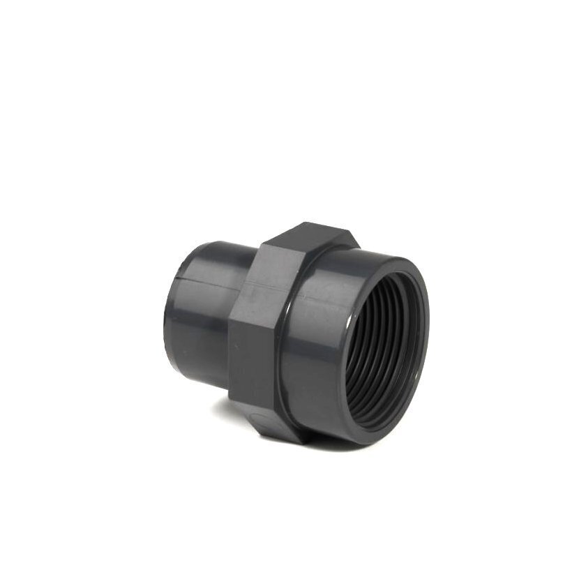 1/2" PVC-U Adaptor M Spigot x BSP F