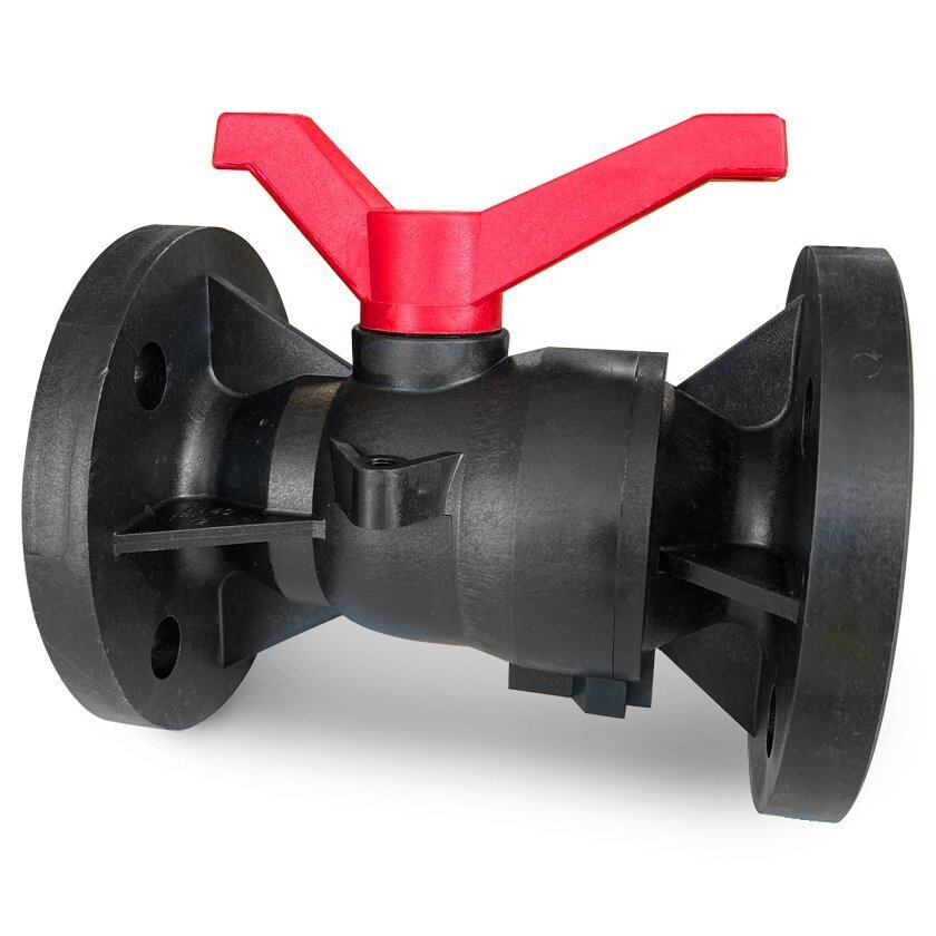 40mm | 1 1/4" GRPP / EPDM NP10 /16 Flanged SAFI Ball Valve