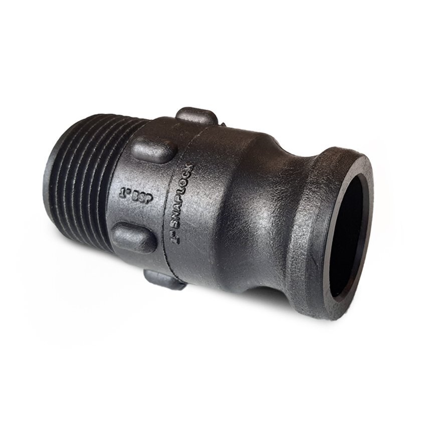 1/2" Male BSP Camlock Adaptor | GRPP | Type F