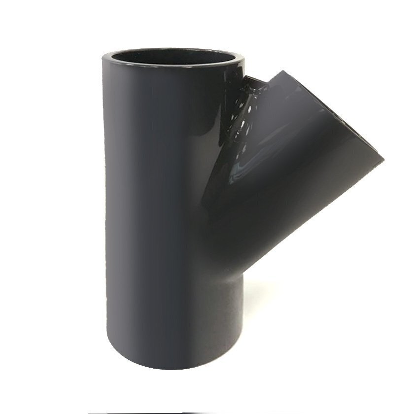 40MM PVC-U Tee 45º Plain