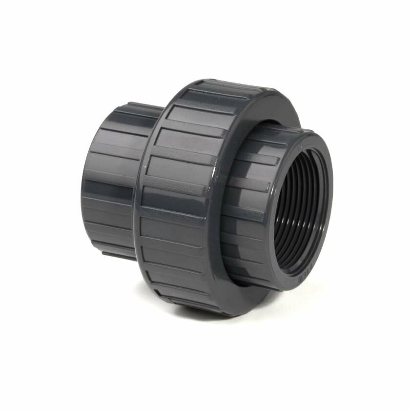 1 1/4" PVC-U Union F BSP